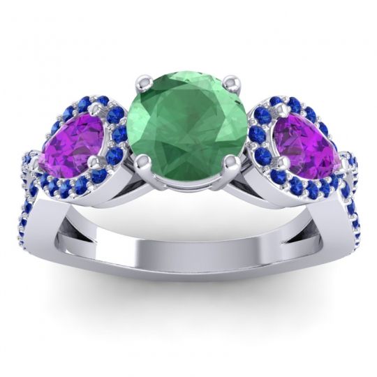 Three Stone Pave Varsa Ring