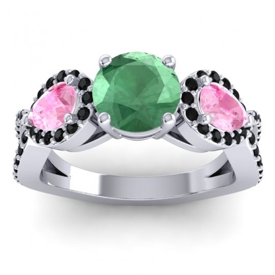 Three Stone Pave Varsa Ring