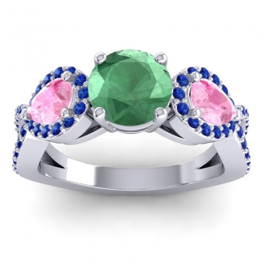 Three Stone Pave Varsa Ring