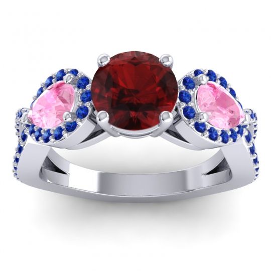 Three Stone Pave Varsa Ring