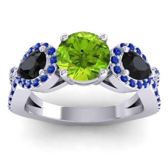 Three Stone Pave Varsa Ring