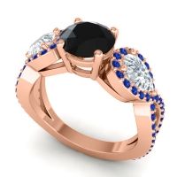 Three Stone Pave Varsa Ring