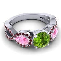 Three Stone Pave Varsa Ring