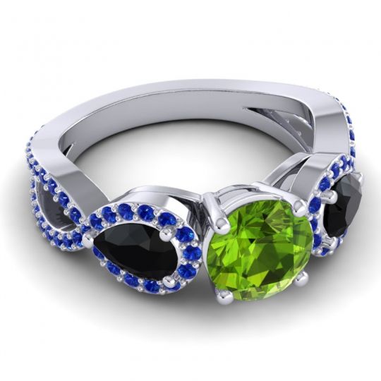 Three Stone Pave Varsa Ring