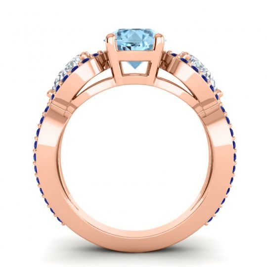 Three Stone Pave Varsa Ring