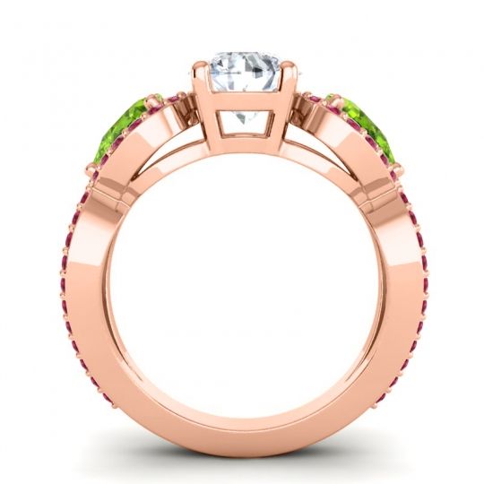 Three Stone Pave Varsa Ring