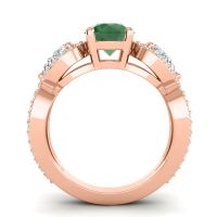 Three Stone Pave Varsa Ring