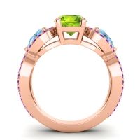 Three Stone Pave Varsa Ring