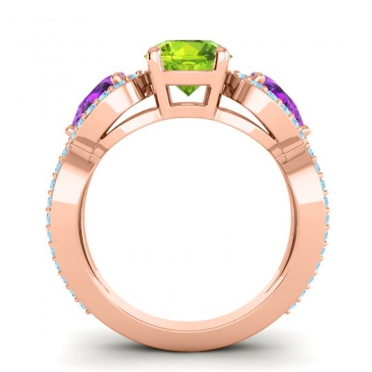 Three Stone Pave Varsa Ring