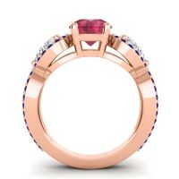 Three Stone Pave Varsa Ring