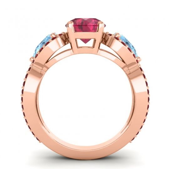 Three Stone Pave Varsa Ring