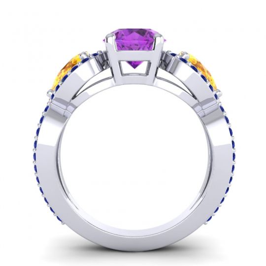 Three Stone Pave Varsa Ring