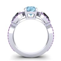 Three Stone Pave Varsa Ring