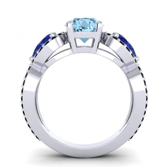 Three Stone Pave Varsa Ring