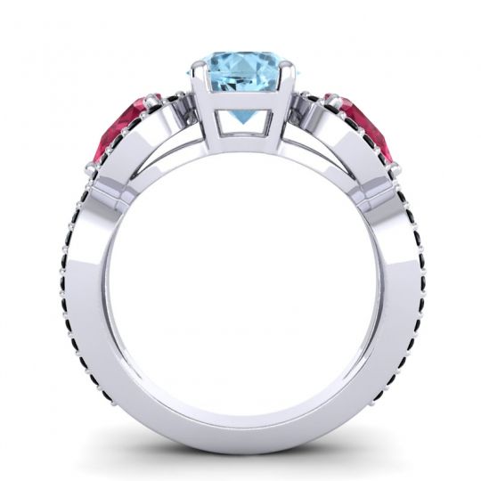 Three Stone Pave Varsa Ring