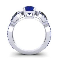 Three Stone Pave Varsa Ring