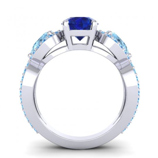 Three Stone Pave Varsa Ring