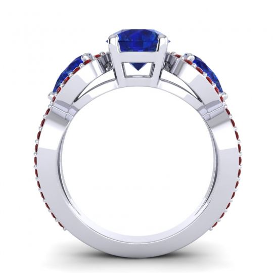 Three Stone Pave Varsa Ring