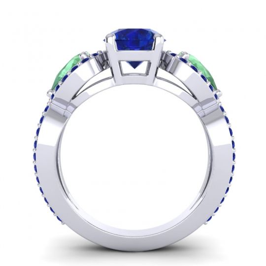 Three Stone Pave Varsa Ring