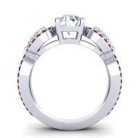 Three Stone Pave Varsa Ring