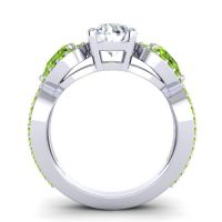 Three Stone Pave Varsa Ring