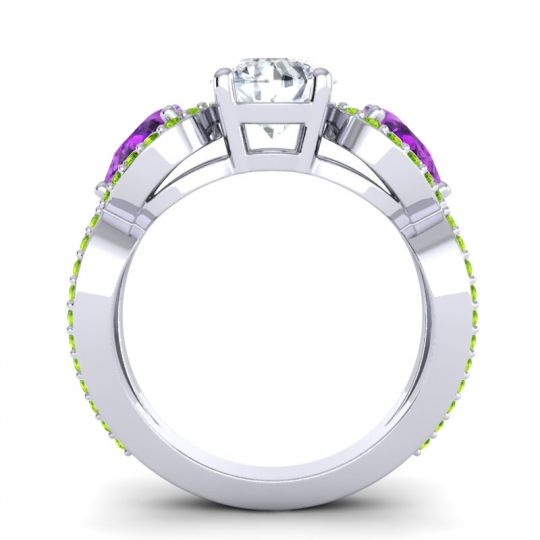 Three Stone Pave Varsa Ring