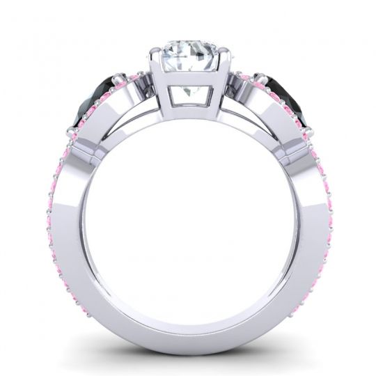 Three Stone Pave Varsa Ring