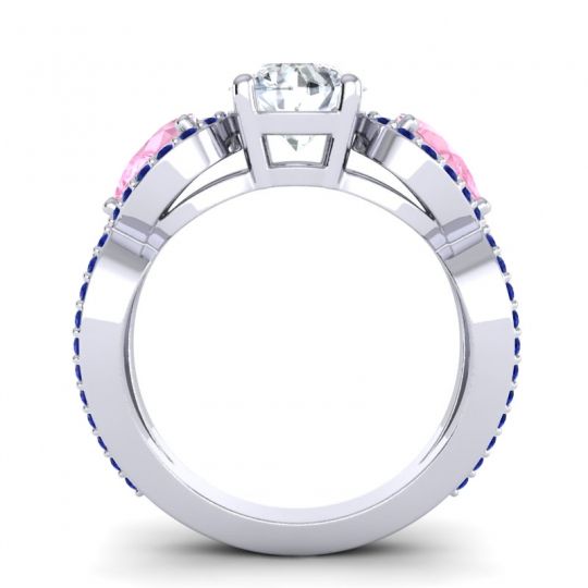 Three Stone Pave Varsa Ring