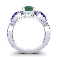 Three Stone Pave Varsa Ring