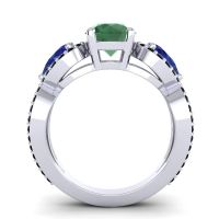 Three Stone Pave Varsa Ring