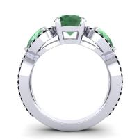 Three Stone Pave Varsa Ring