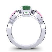Three Stone Pave Varsa Ring