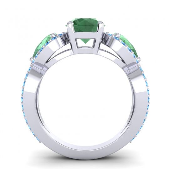 Three Stone Pave Varsa Ring