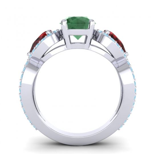 Three Stone Pave Varsa Ring