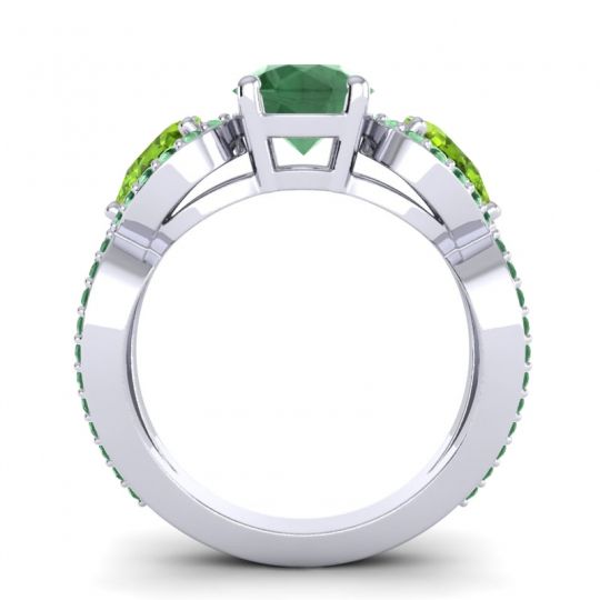 Three Stone Pave Varsa Ring