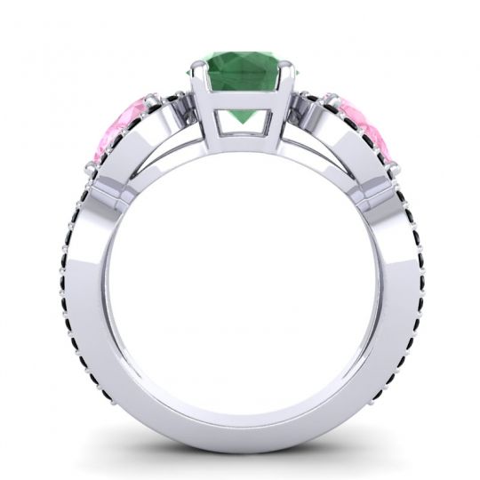 Three Stone Pave Varsa Ring