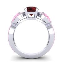 Three Stone Pave Varsa Ring