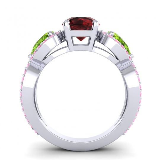 Three Stone Pave Varsa Ring