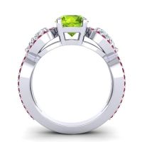 Three Stone Pave Varsa Ring