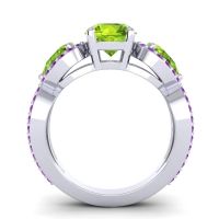 Three Stone Pave Varsa Ring