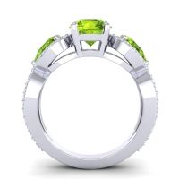 Three Stone Pave Varsa Ring