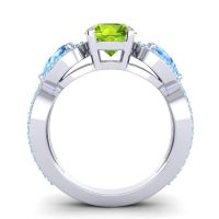 Three Stone Pave Varsa Ring