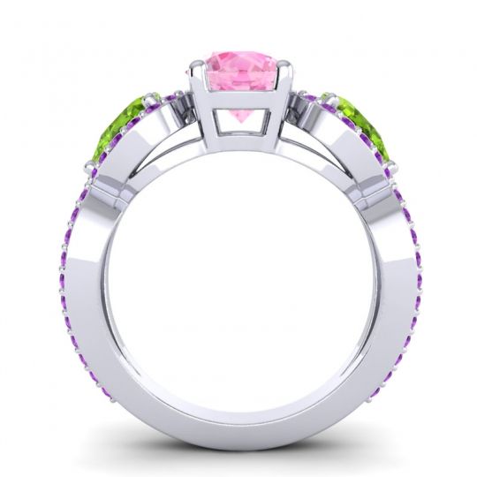 Three Stone Pave Varsa Ring