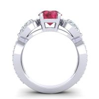 Three Stone Pave Varsa Ring