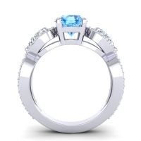 Three Stone Pave Varsa Ring