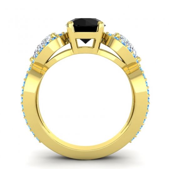 Three Stone Pave Varsa Ring