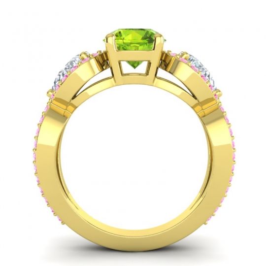 Three Stone Pave Varsa Ring