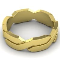 Men's Criss Cross Modern 6mm Band