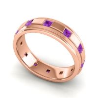 Men's Hammer Set Princess Cut 6.5mm Band