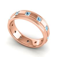 Men's Hammer Set Princess Cut 6.5mm Band